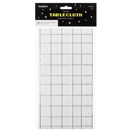 Ternet Borddug Hvid/Sort