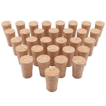 Flaskekork i tre, korker, konisk kork Flaskekork i tre for vinfremstilling, for vin B