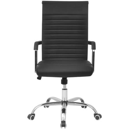 Vidaxl Kontorsstol 55x63 Cm Konstläder Svart Svart