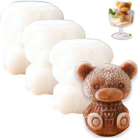 Isbjørn silikagelform, isbjørn is