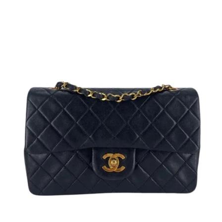 Chanel Vintage Pre-owned Shoulder Väska svart, Dam Vintage Väskor, Dam, Storlek: ONE SIZE
