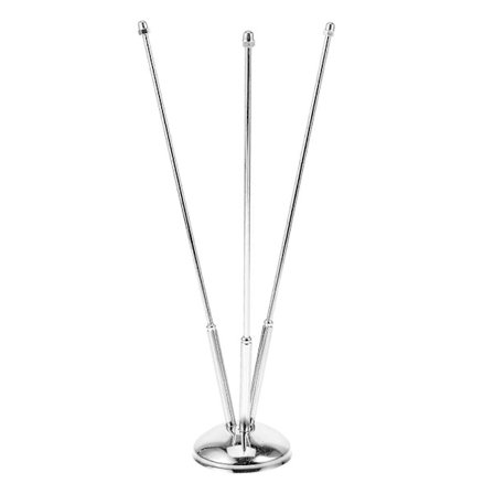 Bordsflagga Ställ Metall Flagga Stång Skrivbord Konferensrum Flaggstång V-formad Flaggstång