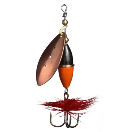 Wipp Spinnare 10 g Koppar Orange/Svart