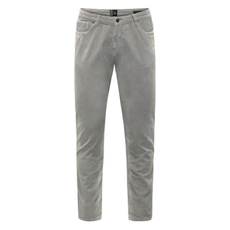 BomBoogie Five Byxor in Stretch Velvet grå, Herr Byxor, Herr, Storlek: W29