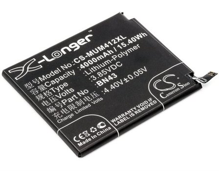 Batteri for SmartPhone, Mobil for Xiaomi Note 4X (Kina-versjon)