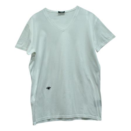 Dior Vintage, Pre-owned T-Shirt Wit, Heren, Maat:L,Katoen