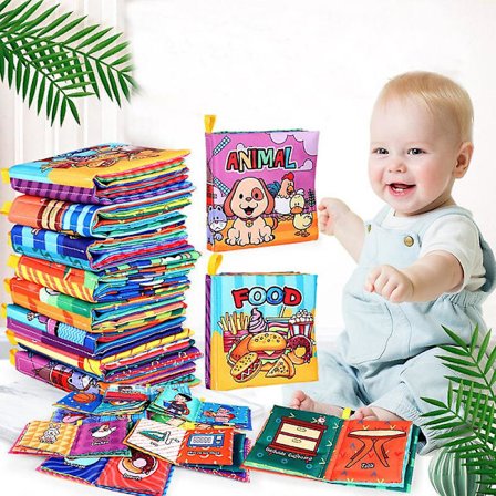 Baby Bad Bøker Ugiftig Stoff Myk Baby Klær Bøker Tidlig Utdanning Leker Vanntett Baby Bøker For Småbarn