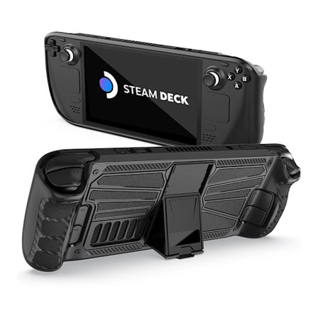 Steam Deck -suojakuori, Stream Deck -yhteensopiva suojakuori, Tpu-suojakuori pidikkeellä, liukumaton ja törmäyssuojattu