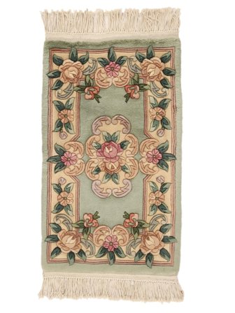 Medaillon Klein China 90 Line Teppich 52X88 Wolle