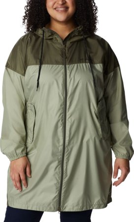 Columbia Montrail Women's Flash Challenger Long Windbreaker Jacket Women unlined jackets Green S