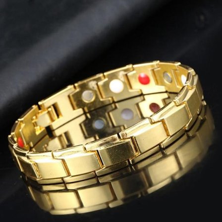 Magnetisk slankearmbånd Magnetisk Health Care Armbånd GULD