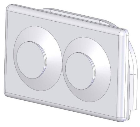 Norwesco 460005 Membran för ledarrör 16 mm, 10-pack 2V, Strömbrytare & vägguttag