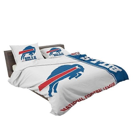v3927 Sängkläder NFL Buffalo Bills Påslakanset Hemtextilier Täcke Örngott Sänglakan IU3927