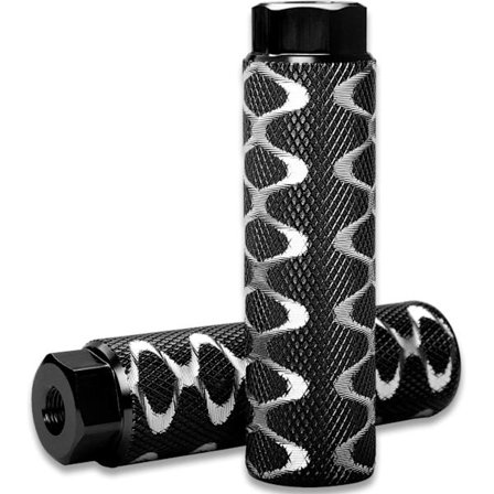 2 st aluminiumlegering cykel fotpinnar, halkfria fotpinnar, pinnar, halkfria bakre fotpedaler, cykeltillbehör