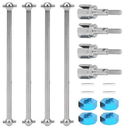 Universal 5 mm:n pyörännapa-adapteriyhdistäjä sopii HSP 94111 94108 1/10 RC CarSilver