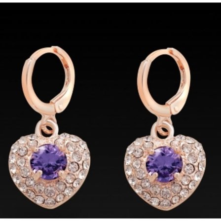 18 karat guldbelagte øreringe til kvinder