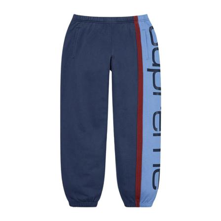 Supreme, Cropped Trousers Blauw, Heren, Maat:M