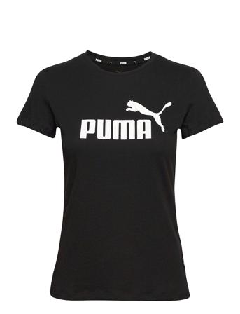 PUMA Ess Logo Tee Svart