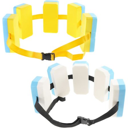 2-pak Justerbare Svømmebælter til Børn & Voksne - Flydevest til Begyndere, Sikkerheds-boblebælte til Svømmeundervisning & Vand