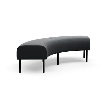 Modulsofa VARIETY, 90° Ecke, Stoff Pod CS, anthrazit
