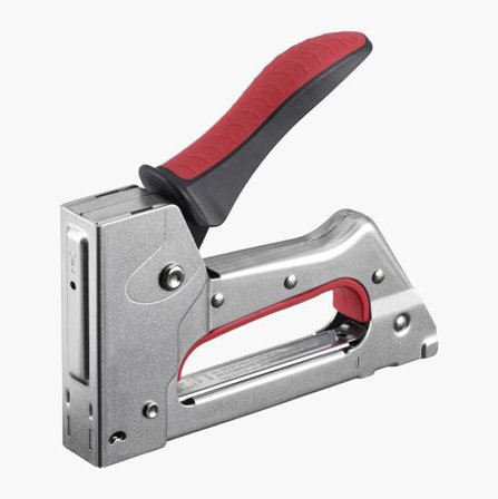 Biltema - S1 Stiftepistol - Kompakt med Låsbart Gummiert Håndtak og Ladeindikator