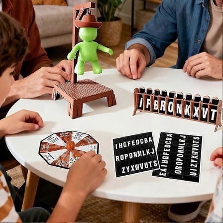 Magnetiskt Hänga Gubbe Mysterieord Gissningsspel - Självlysande Resespel, Gissa Vem Innan Hank Faller för Barn & Familjer(h)