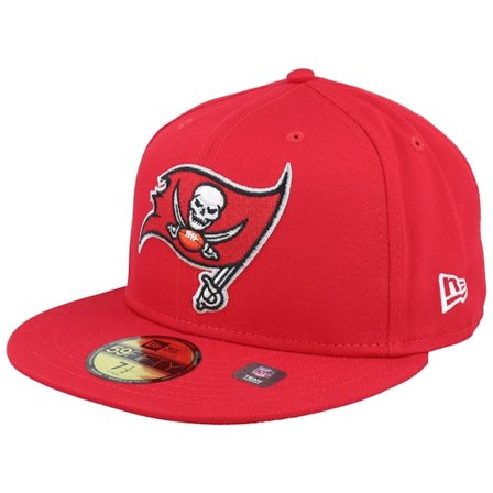 New Era - NFL Rouge fitted Casquette - Tampa Bay Buccaneers NFL 59FIFTY Red Fitted @ Hatstore