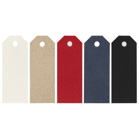 Gift tags 3x8 cm Pack of 20 Black