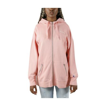 Champion, Hooded Full ZIP Sweatshirt Roze, Dames, Maat:M