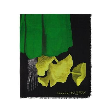 Alexander McQueen Halstørklæde Sort, Dame Tørklæder, Størrelse: ONE Size
