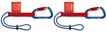 Knipex 00 50 06 T BK Adapterslynge med karabinkrok, 2-pakning, Klær
