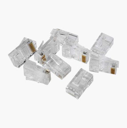 RJ45-kontakt CAT6 UTP 10 st.