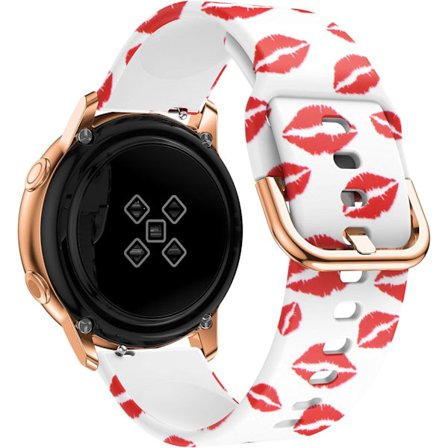 Armband kompatibel med Samsung Galaxy Watch Active / Active2 40mm / 44mm, 20mm mjuka silikonarmband som ersättning för Samsung Galaxy Watch 42