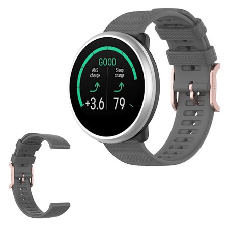 Polar Ignite klockarmband i silikon - Grå