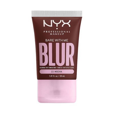 NYX PROFESSIONAL MAKEUP Bare With Me Blur Tint Foundation 22 Mocha, Makeup, Ansigt, Foundation