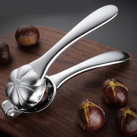 Nøddeknækker kastanje nødde mandel tang rustfrit stål køkkenredskaber