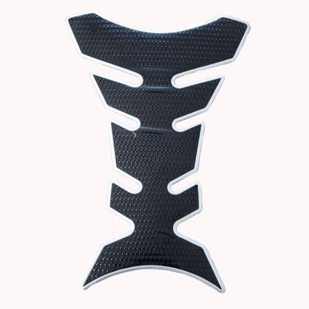 3D Kalanluu Tarrat Moottoripyörän Polttoainesäiliötarrat HOPEAA silver