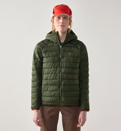 Haglöfs Brand Mimic Hood Women Seaweed Green - Naiset - XL