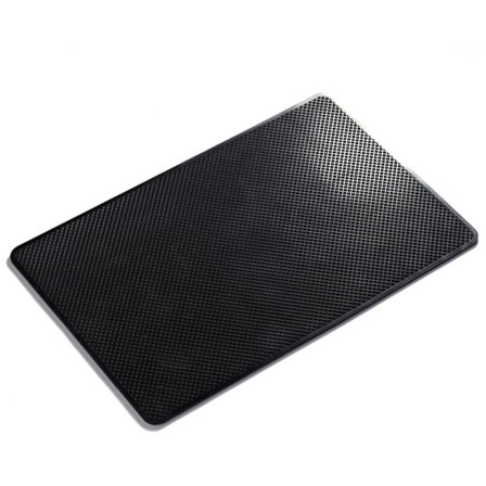 Svart Sklisikker Matte for Bil Dashbord Mobiltelefonholder Anti-skli Silikon Sticky Pad[HK]