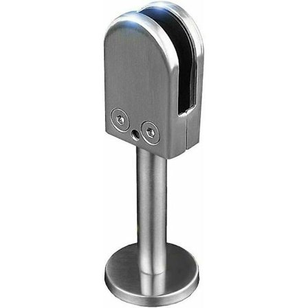 304 rustfrit stål U-klemmebeslag til rammeløse glaspaneler