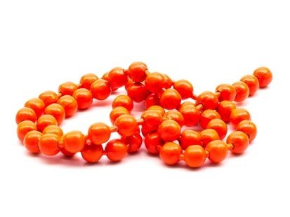 Bead Chain 2mm - FL Red