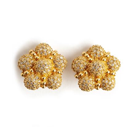 Dior Vintage, Pre-owned Jewellery Geel, Dames, Maat:ONE Size