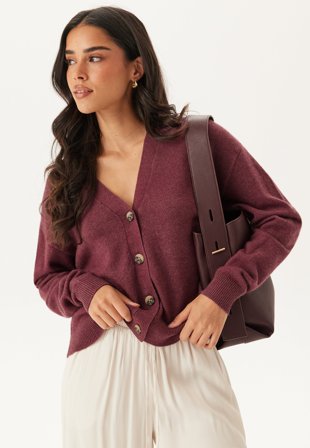 VILA-Viril V-neck Knit Cardigan-XS