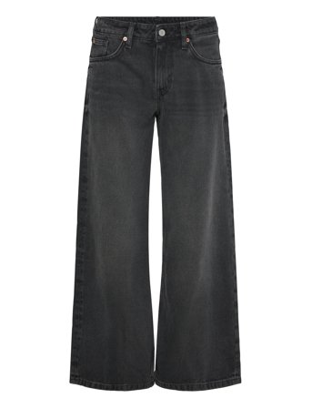 Weekday Imoo Low Rise Loose Wide Leg Jeans - Black - 24 x 32