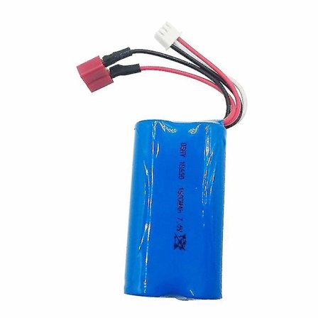 18650 7.4v 1500mah Xh-3p T-type Stikkontakt Genopladeligt Batteripakke til Legetøjsfjernbetjening (FMY)