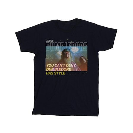 Harry Potter Boys Dumbledore Style T-Shirt 7-8 år Marinblå