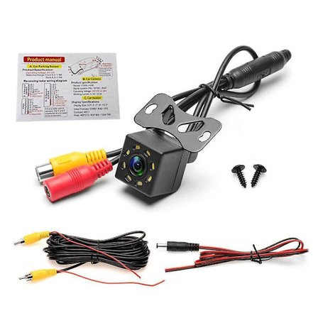 Bakkamera til bil, parkeringskamera til bil, 170 graders vidvinkel, 3089 CMOS, bakgeartilbehør, parkeringshjælp