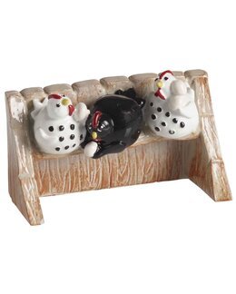 Dekoration Värpande hönor Svart/vit - Påsk - Nääsgränsgården