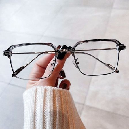 Anti-blåljusglasögon överdimensionerade glasögon 4 4