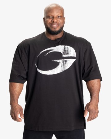 Gasp Pump Cover Iron Tee, Black